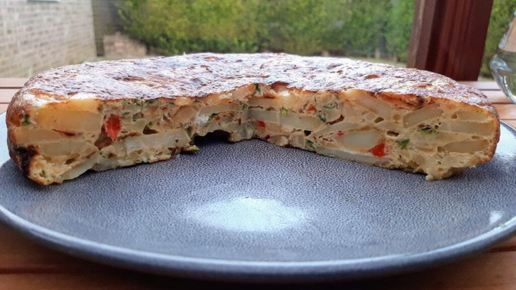 Ispancha tortilla ichki qismi