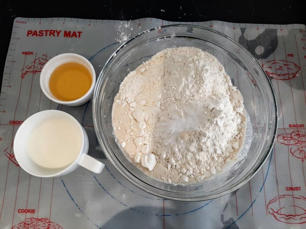 Osetiya pirogi uchun xamir qorish
